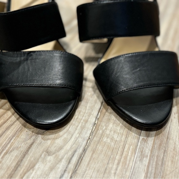 Franco Sarto Haneli block heel in black leather (9) - Picture 3 of 10